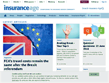 Tablet Screenshot of insuranceage.co.uk